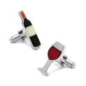 Wine and Bottle Cufflinks