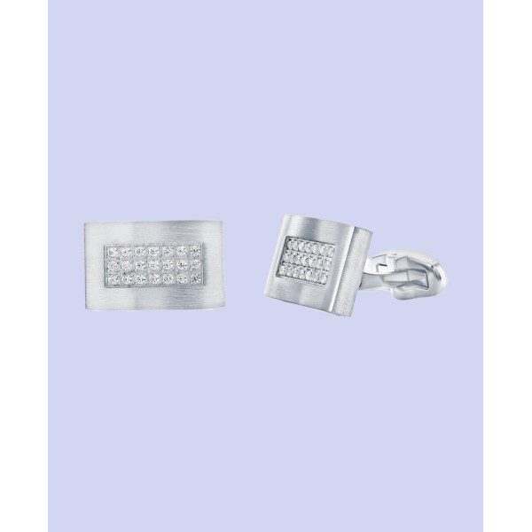 Stainless Steel, Rectangle Cuff Links