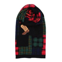 Men's Knit Patchwork...