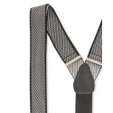 Men's Diamond Print Suspenders