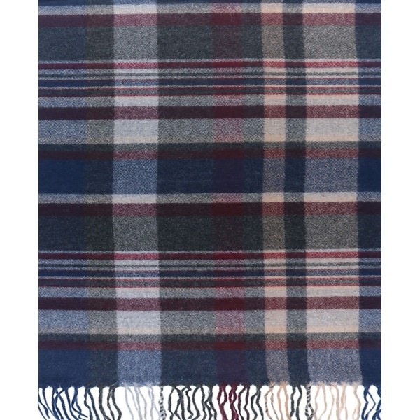 Men's Cashmere Striped Plaid Scarf