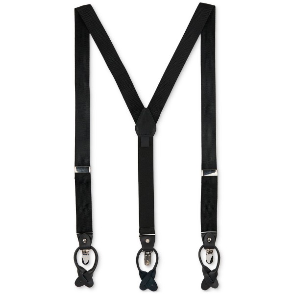 Men's Solid Convertible Suspenders