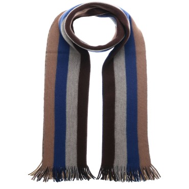 Men's Block Stripe Scarf Men's Block Stripe S...