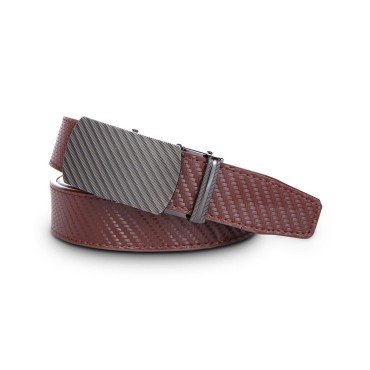 Men's Interlaced Leather Ratchet Belt Men's Interlaced Lea...