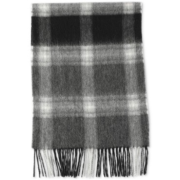 Men's Plaid Cashmere...