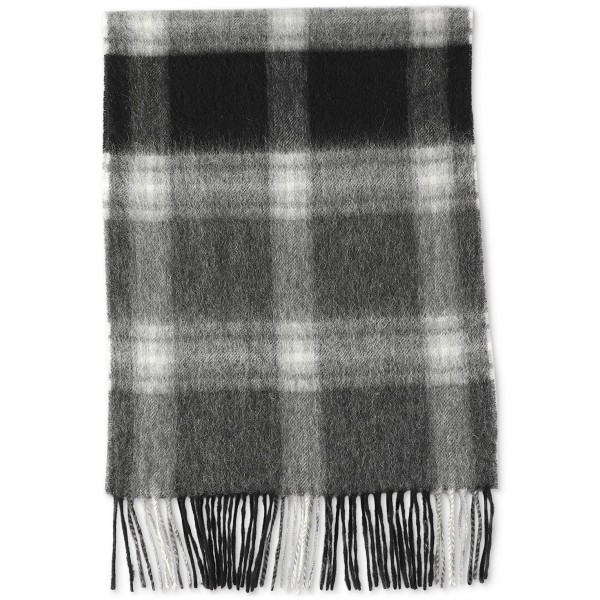 Men's Plaid Cashmere Scarf