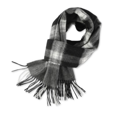 Men's Plaid Cashmere...