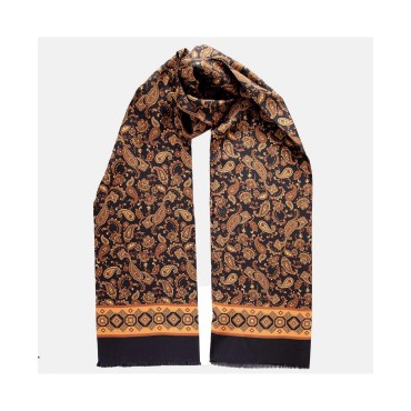 Luxurious Silk Men's Scarf Luxurious Silk Men's...