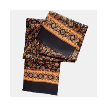 Luxurious Silk Men's Scarf Luxurious Silk Men's...