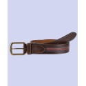 Faux-Leather Multi Stitch Single Strap Belt