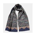 Luxurious Wool-Backed Silk Men's Scarf