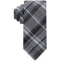 Men's Contrast Stripe Plaid Tie