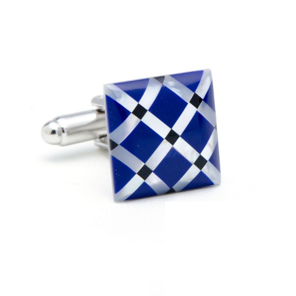 Mother of Pearl Diamond Cufflinks