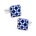 Mother of Pearl Diamond Cufflinks