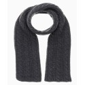 Men's Solid Cable Knit Scarf