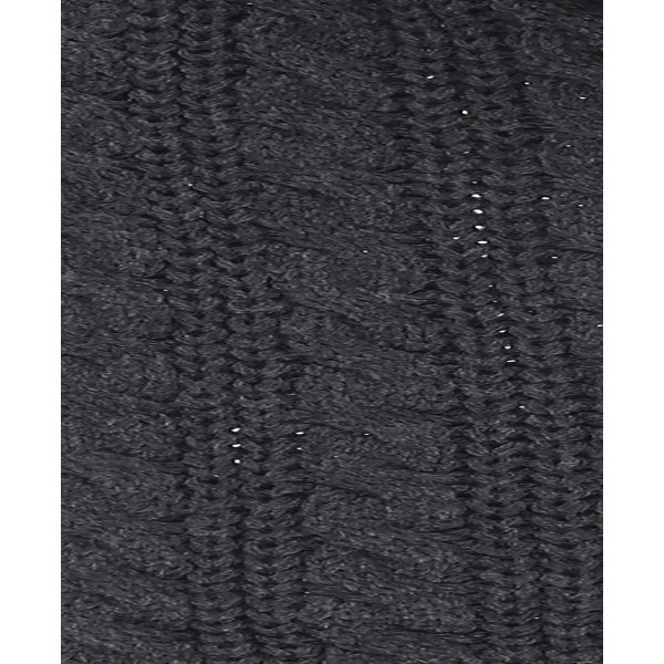 Men's Solid Cable Knit Scarf