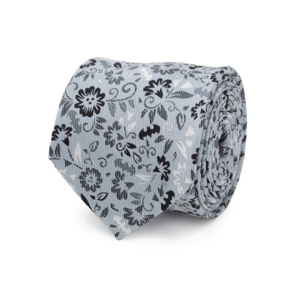 Men's Patterned Floral Tie