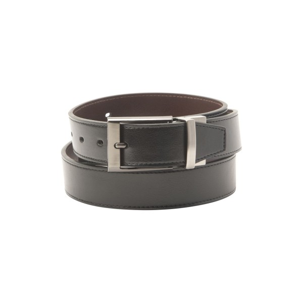 Big-Tall Leather Reversible Men's Belt