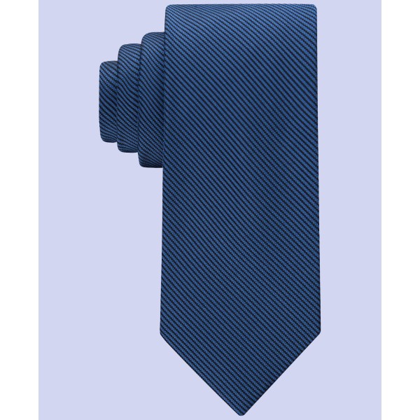 Men's Striped Solid Tie