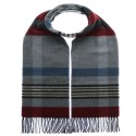 Men's Cashmink Stripe Plaid Scarf