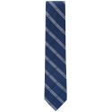 Men's Striped Grid Tie