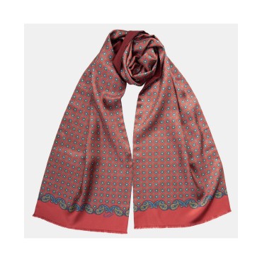 Men's Wool Backed Silk Scarf for Men Men's Wool Backed Si...