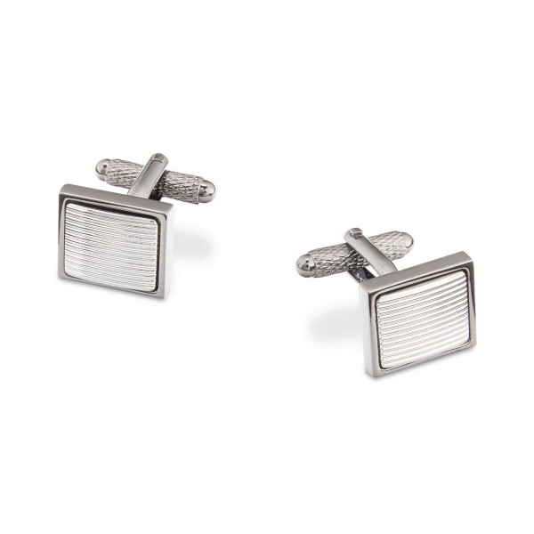 Two-Tone Tie Bar & Cuff Links Set