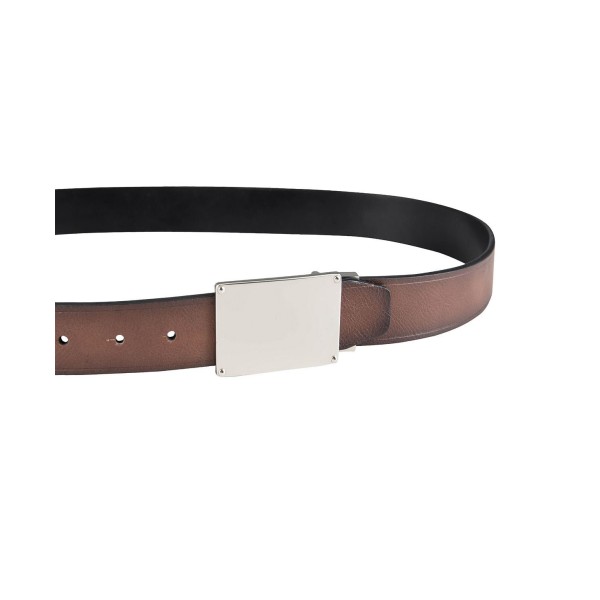 Men's Reversible Plaque Buckle Jean Belt