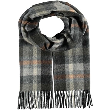 Cozy Men's Wool Blend Check Scarf Cozy Men's Wool Blen...