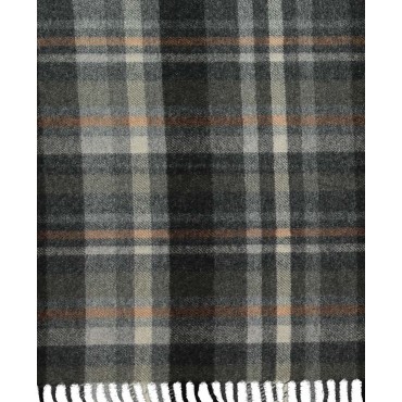 Cozy Men's Wool Blend Check Scarf Cozy Men's Wool Blen...