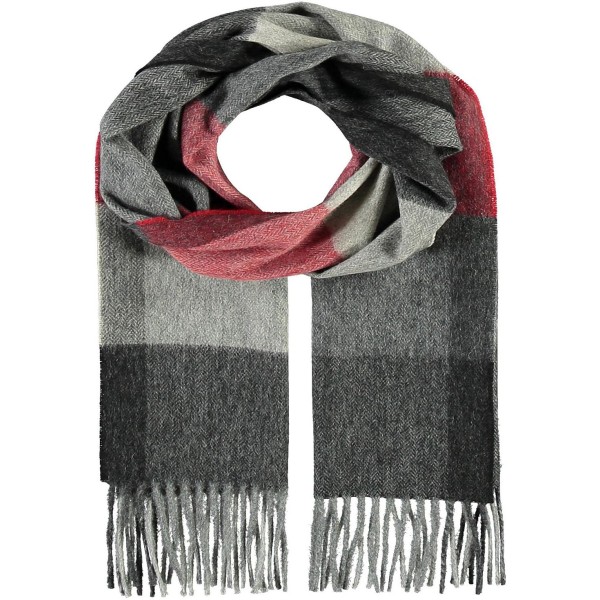 Men's Wool Blend Check Scarf