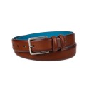 Men's Feather Edge Leather Dress Belt