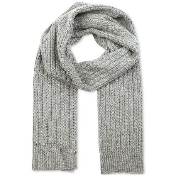 Men's Racked Ribbed Scarf