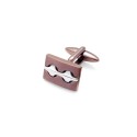 Men's Two-Tone Decorative Cuff Links