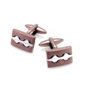 Men's Two-Tone Decorative Cuff Links