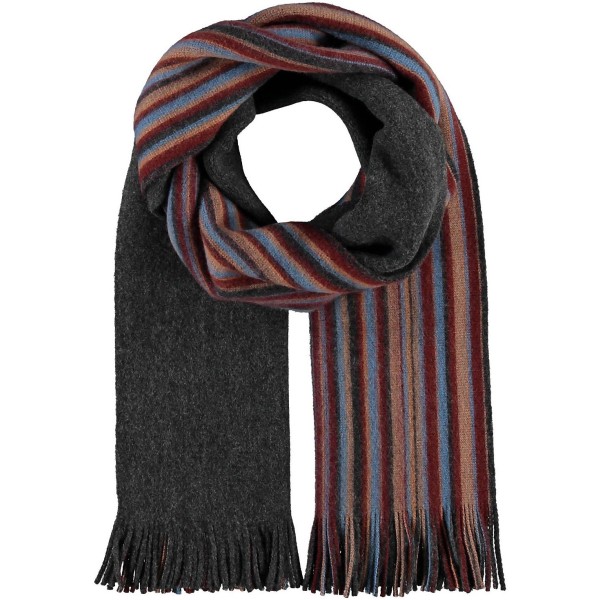 Men's Solid, Large Stripes Scarf